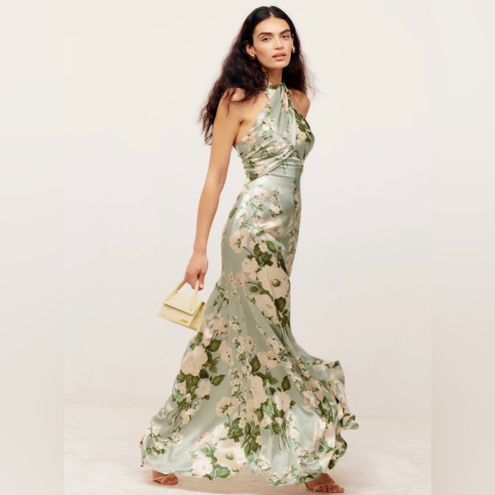 Reformation Veria Silk Dress